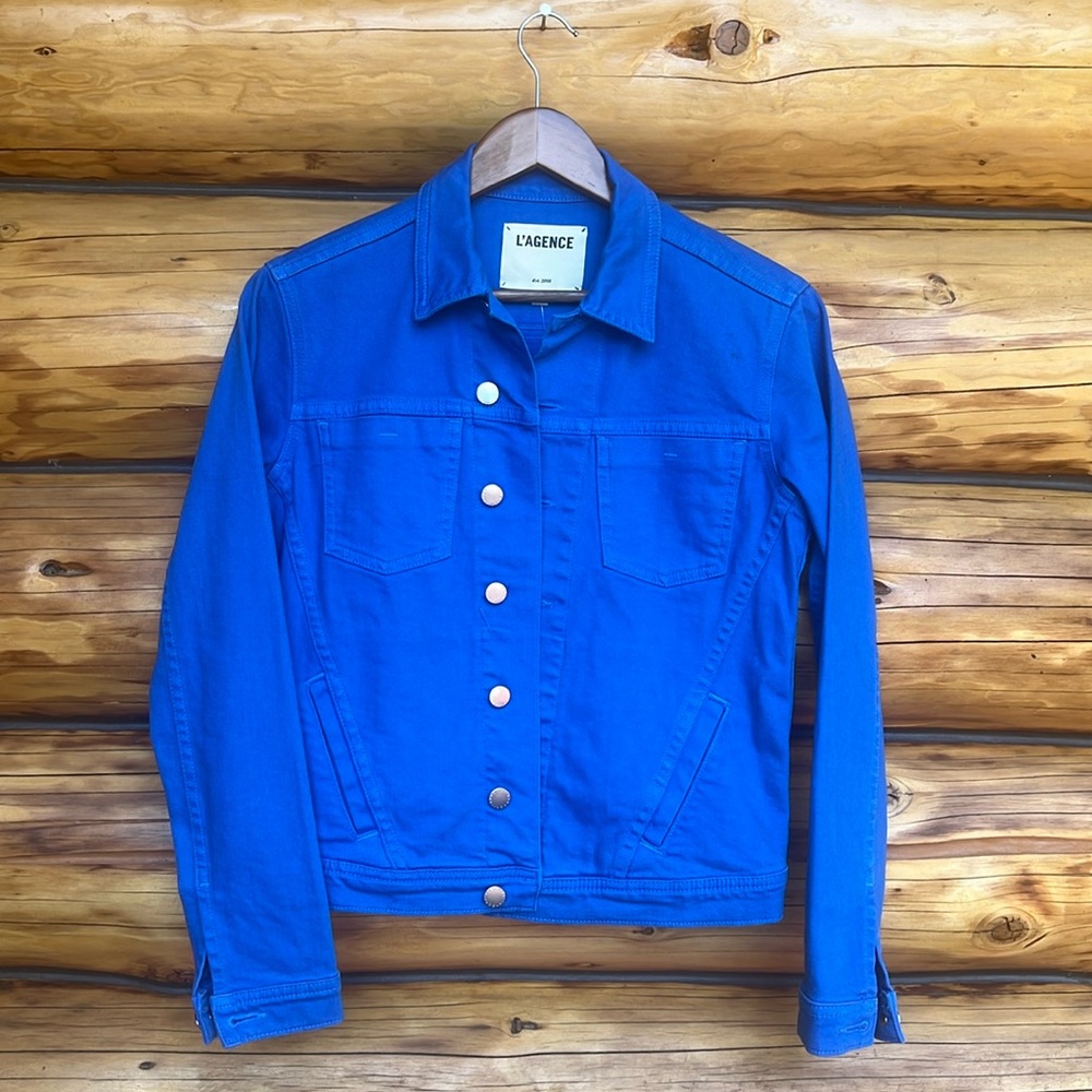 L’agence blue jacket 💙 sz S
